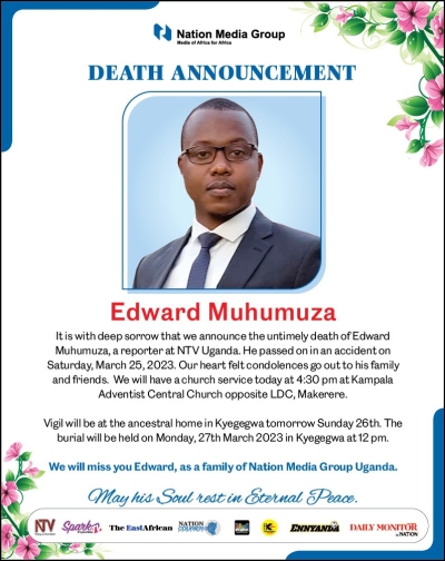 RIP Edward Muhumuza